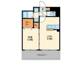 ドミール箱崎Ｍ　Ⅲの物件間取画像